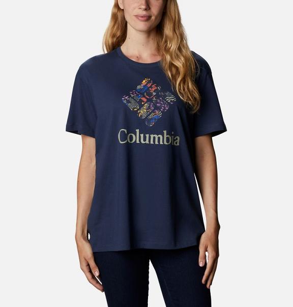 Columbia Bluebird Day T-Shirt Blue For Women's NZ97608 New Zealand